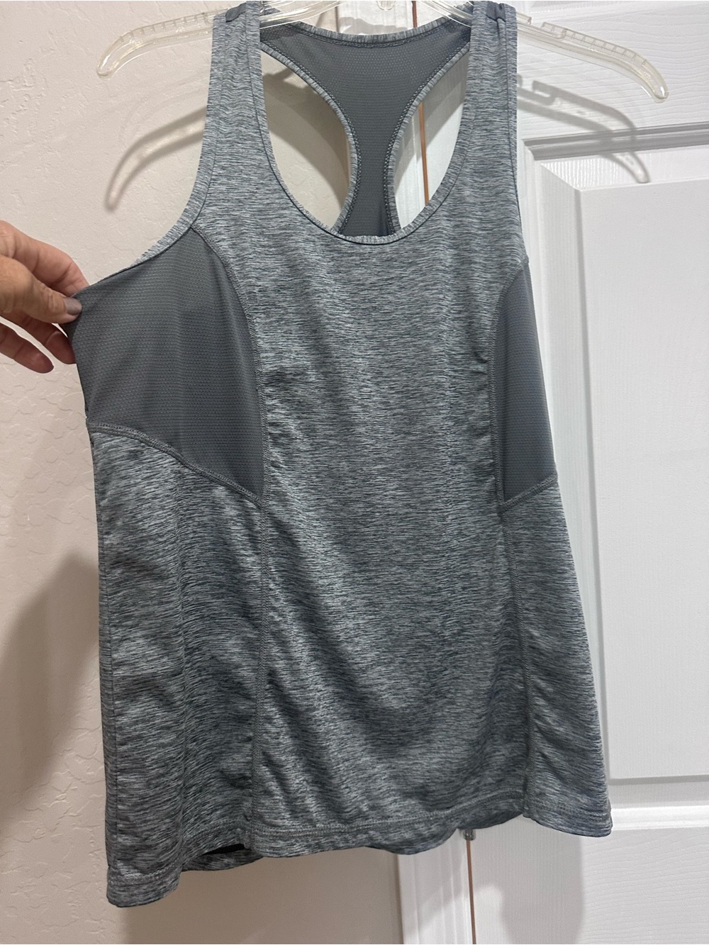 Xersion Women's Everair Grey Racerback Athletic Tank Top